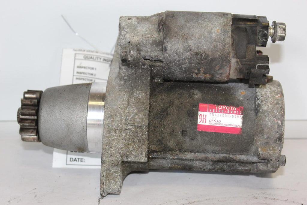 TOYOTA CAMRY Starter Motor VIN F (5th digit), (2.5L, 4 cyl, 2ARFE engine) 10 11