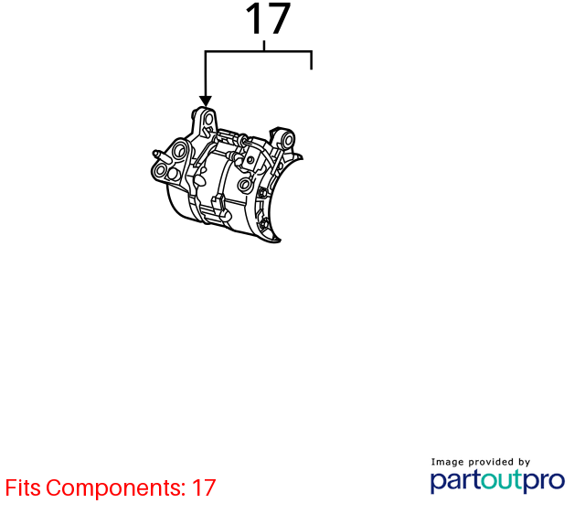 Used A/C Compressor fits: 2014 Gmc Sierra 1500 pickup  Grade A