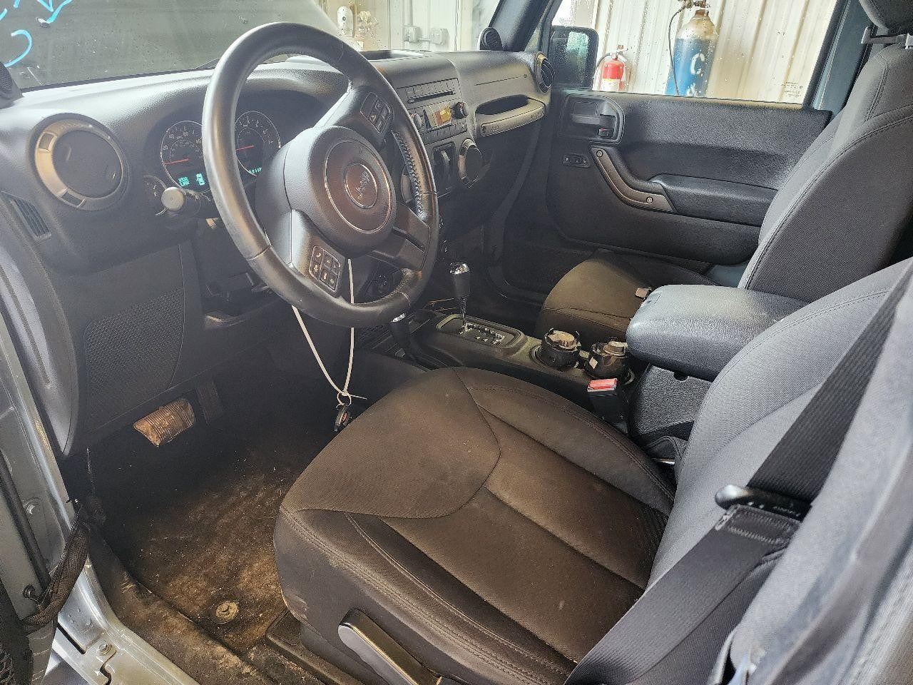 Used Left Door Mirror fits: 2014 Jeep Wrangler Power black Left Grade A