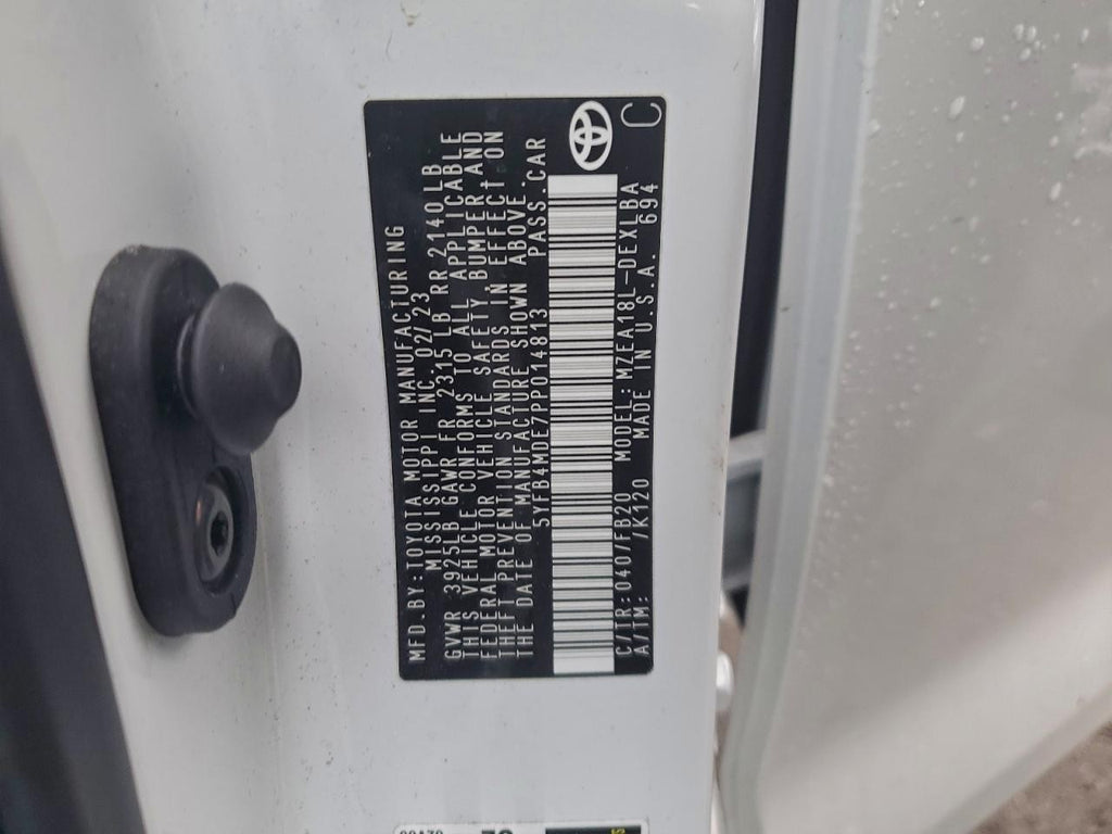 Used Front HVAC Blower Motor fits: 2023 Toyota Corolla  Grade A