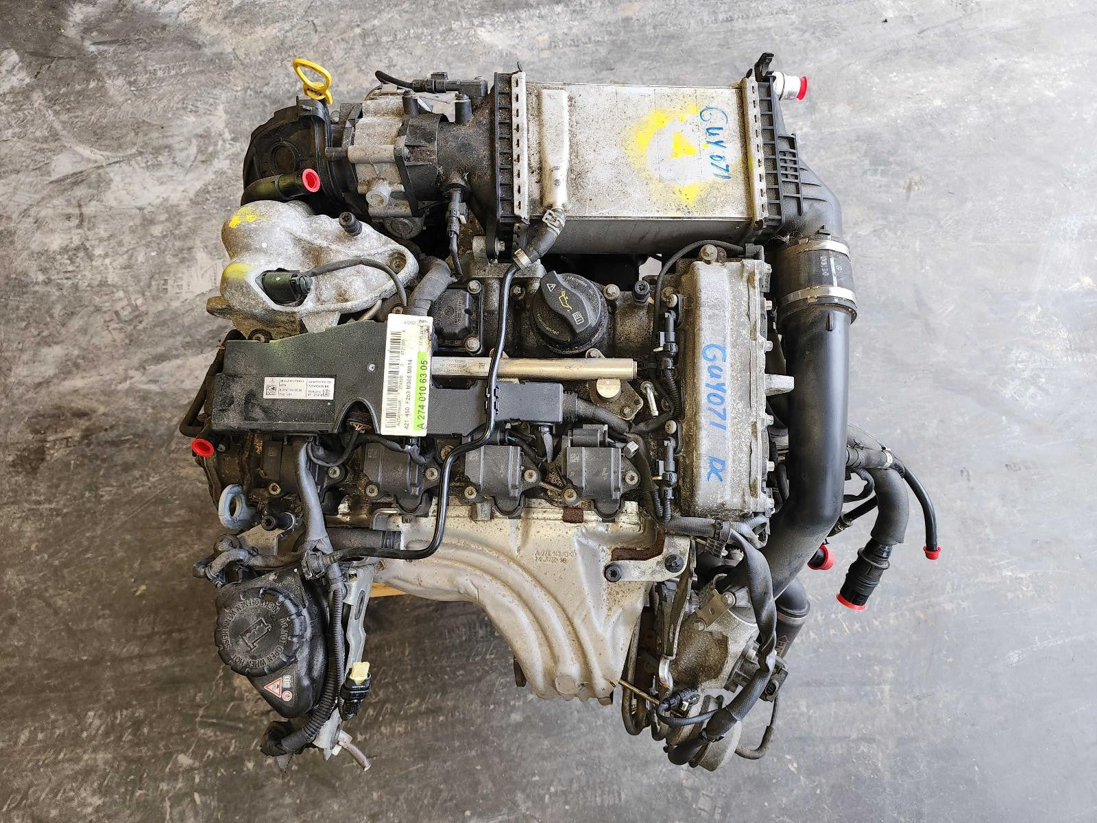 Used Engine Complete Assembly fits: 2016 Mercedes-benz Mercedes glc-class 205 Ty
