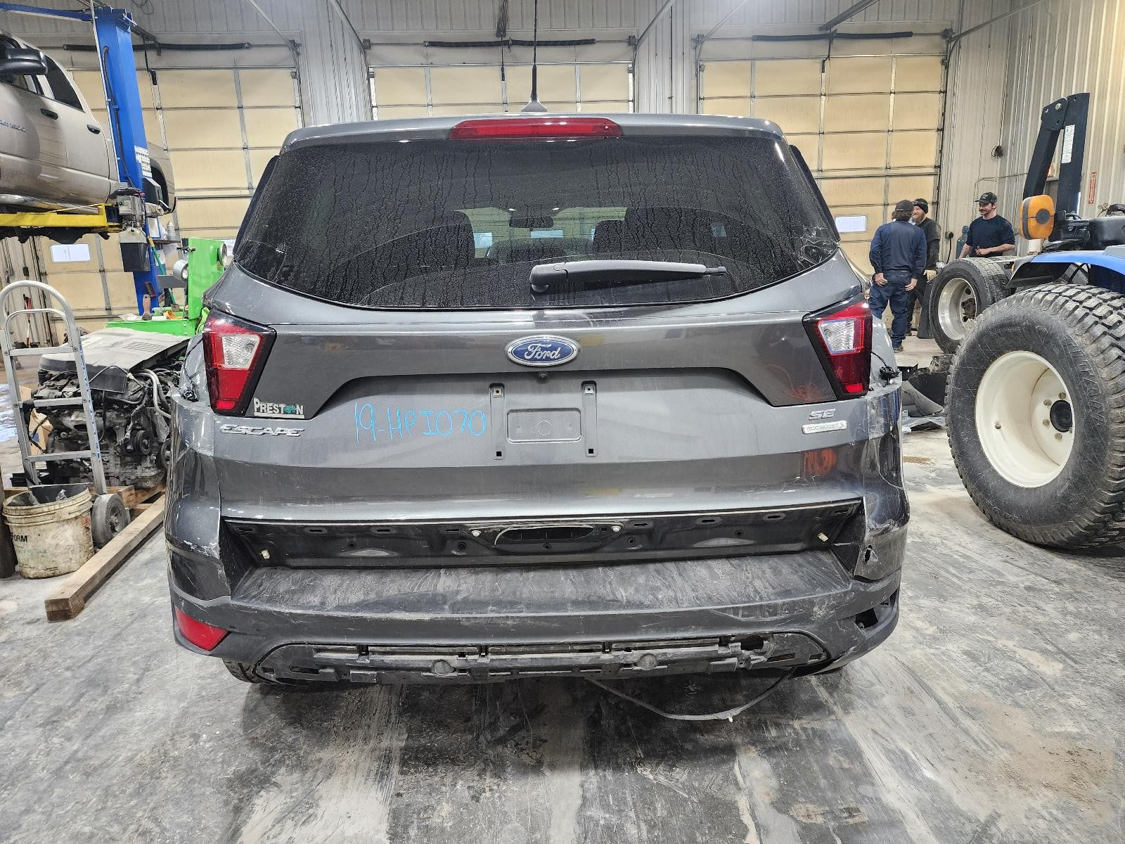 Used Front Left Seat Front fits: 2019 Ford Escape bucket air bag electric cloth