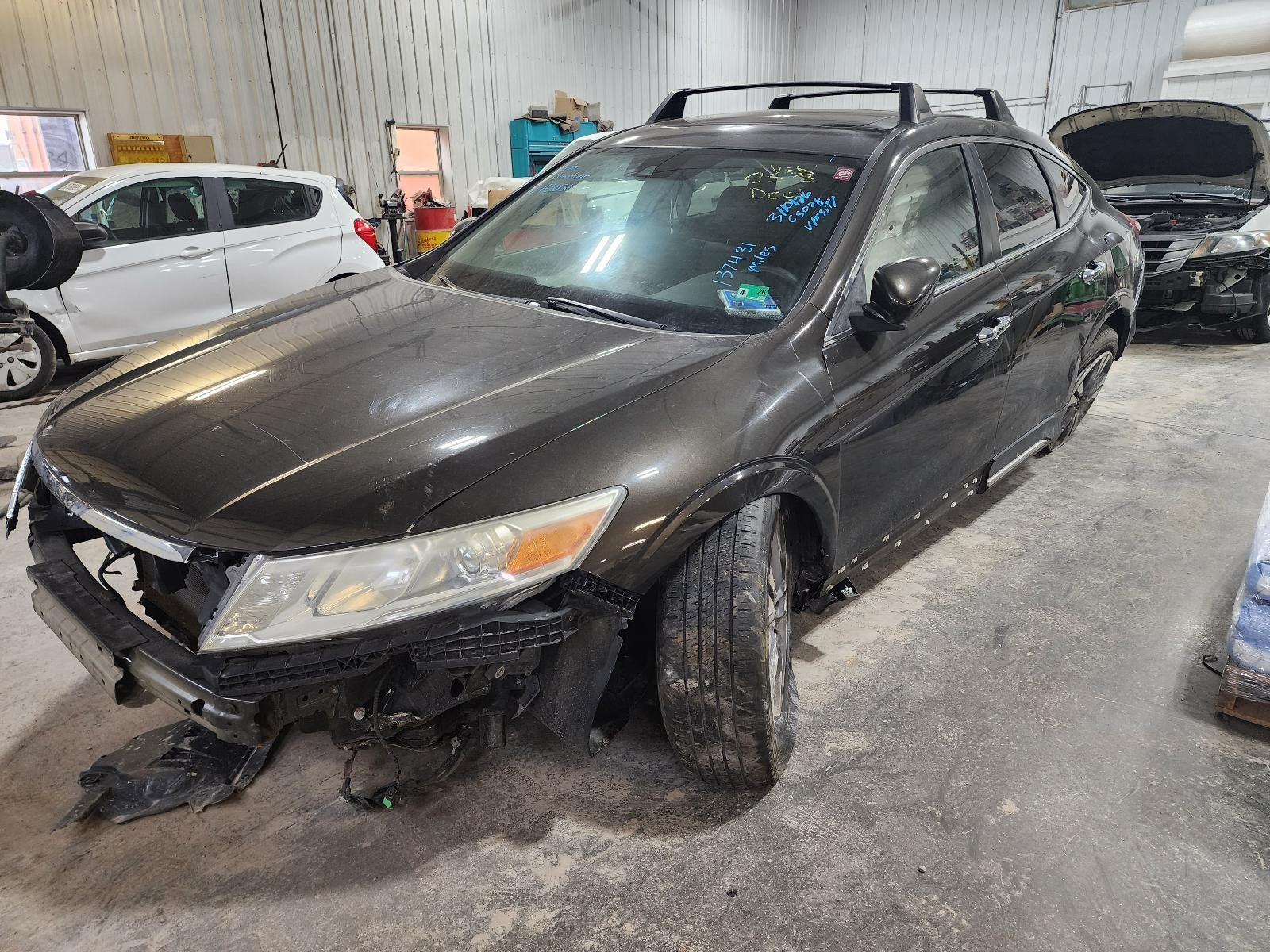 Used Left Door Mirror fits: 2013 Honda Crosstour Power EX-L leather memory 3.5L