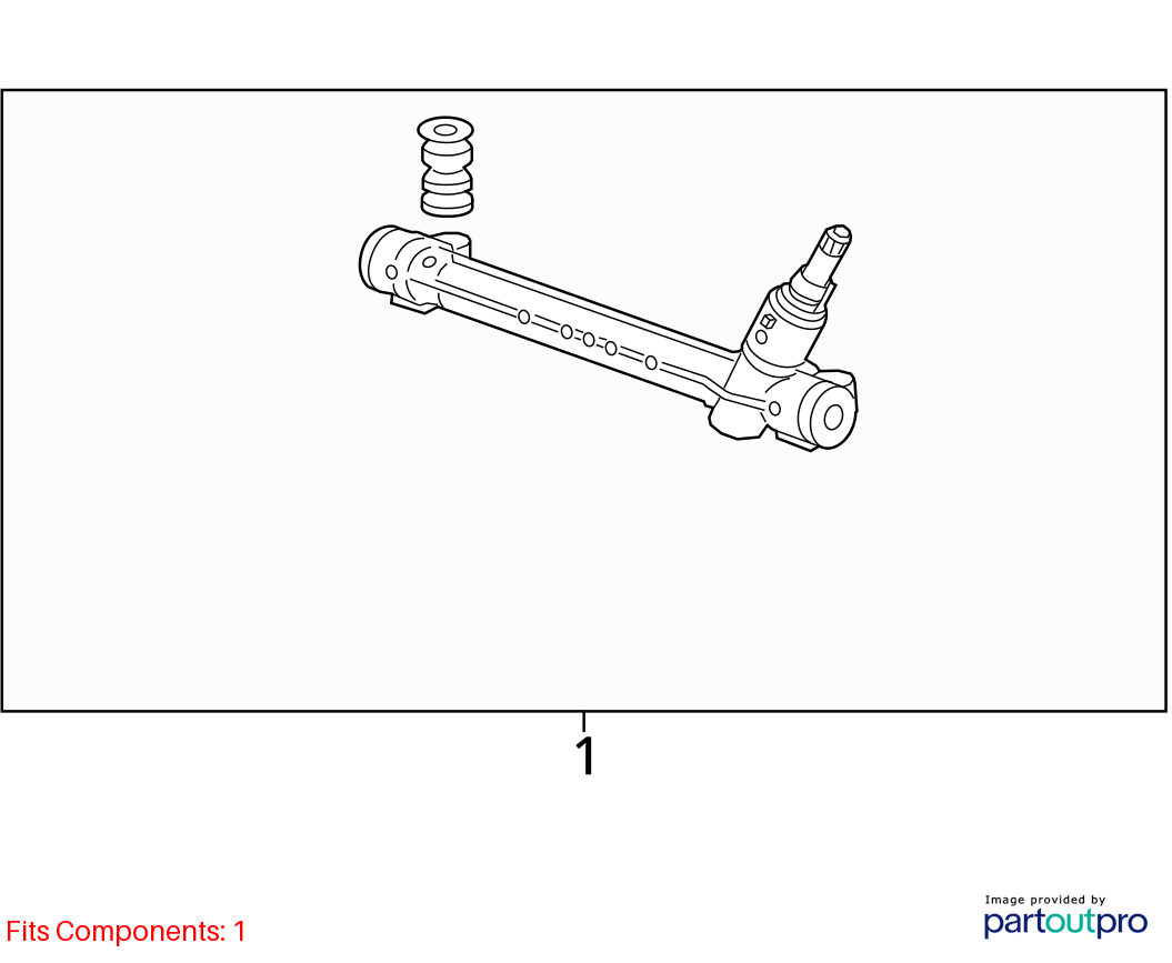 Used Rack and Pinion Assembly fits: 2014 Chevrolet Sonic Power Rack and Pinion 1