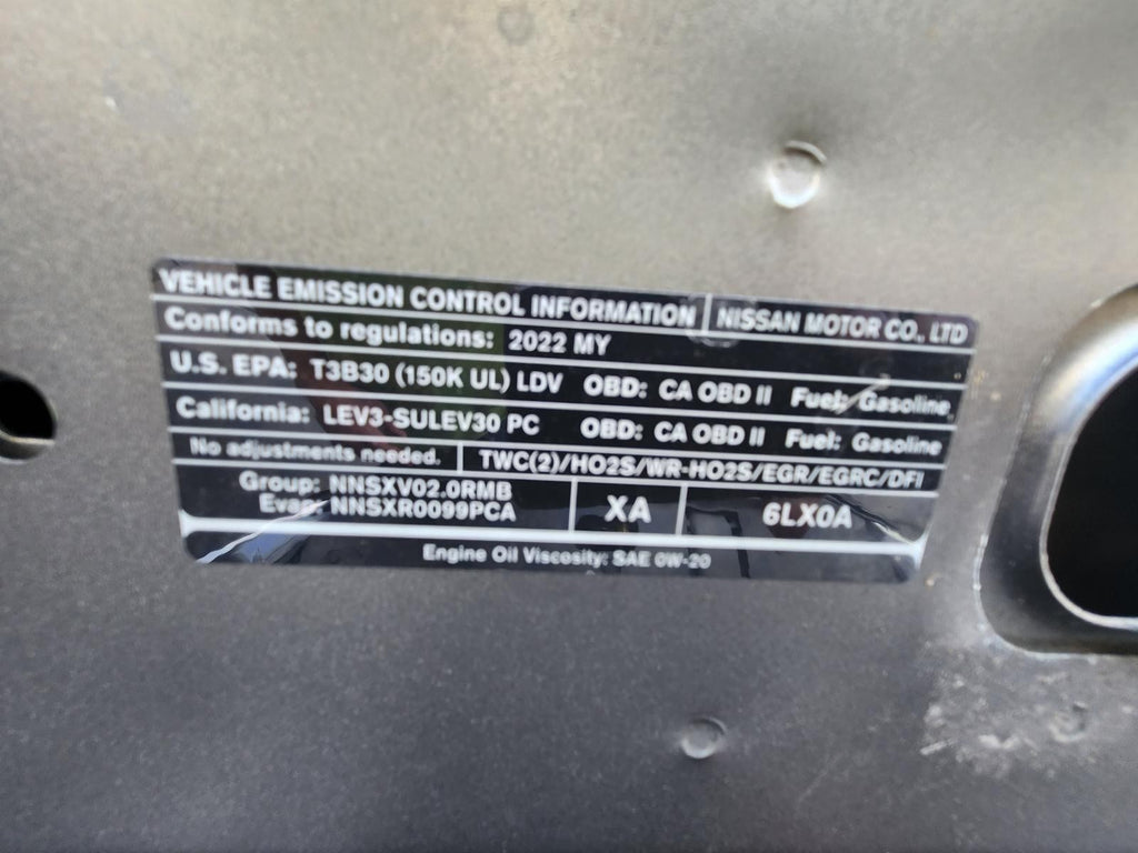 Used Air Cleaner Assembly fits: 2022 Nissan Sentra  Grade A