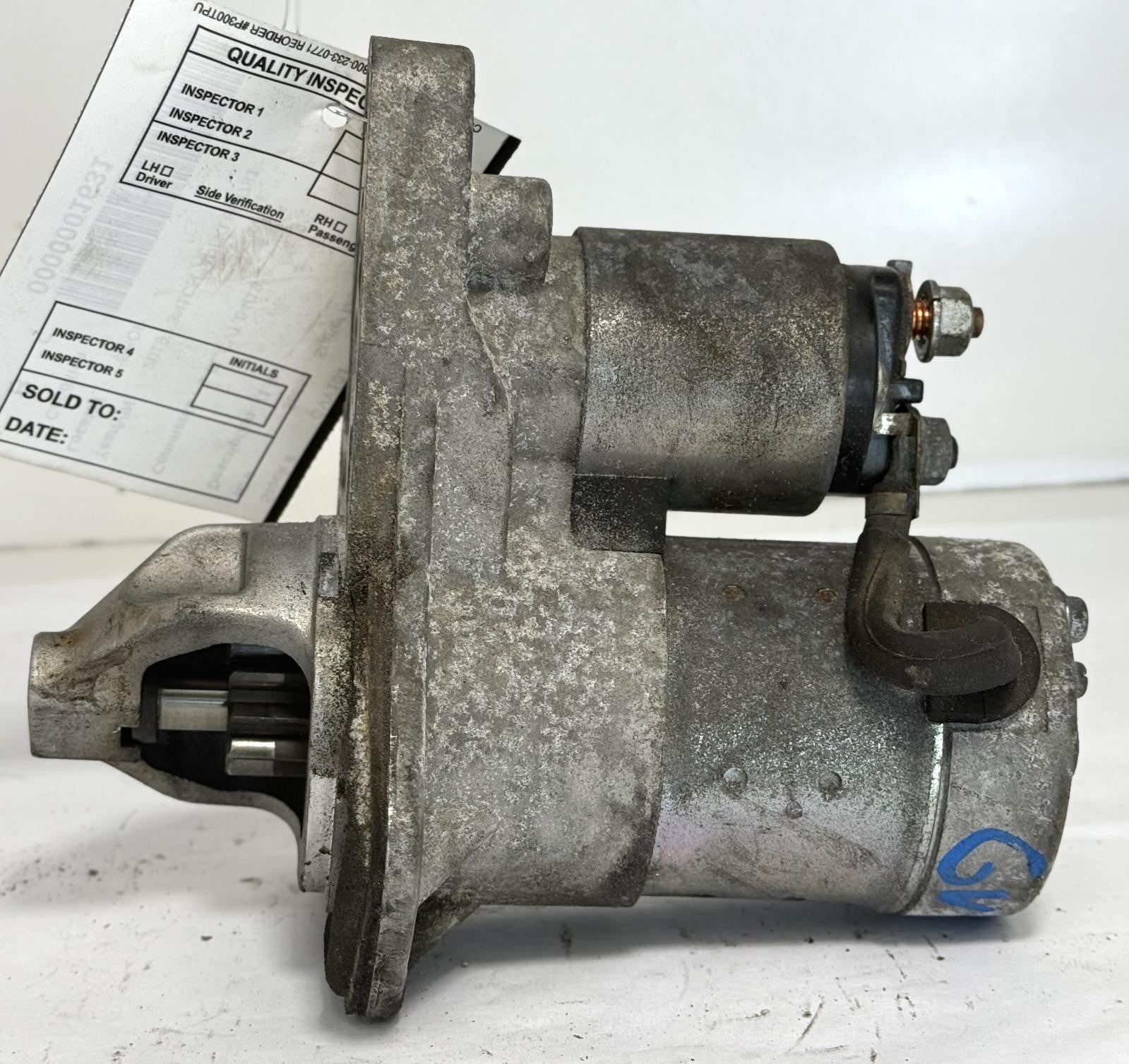 Used Starter Motor fits: 2019 Nissan Versa 1.6L Htbk Note from 9/13 Grade B
