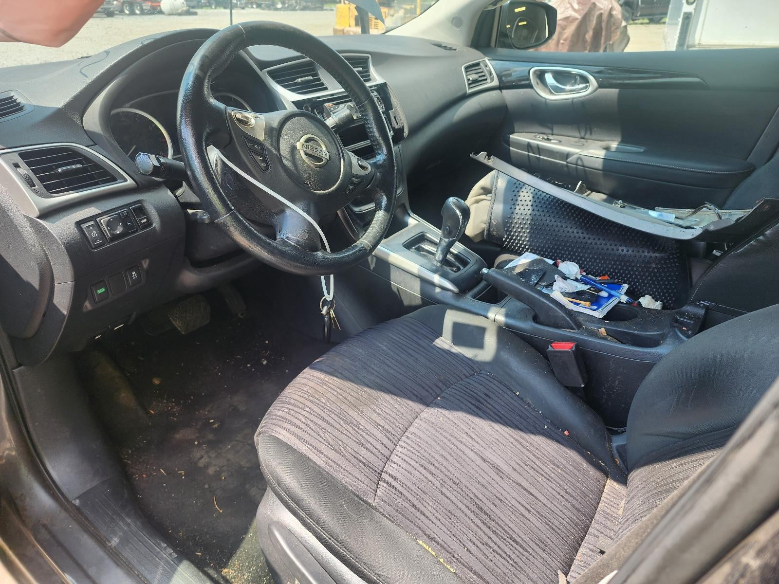 Used Steering Column fits: 2019 Nissan Sentra Floor Shift with electric servo po