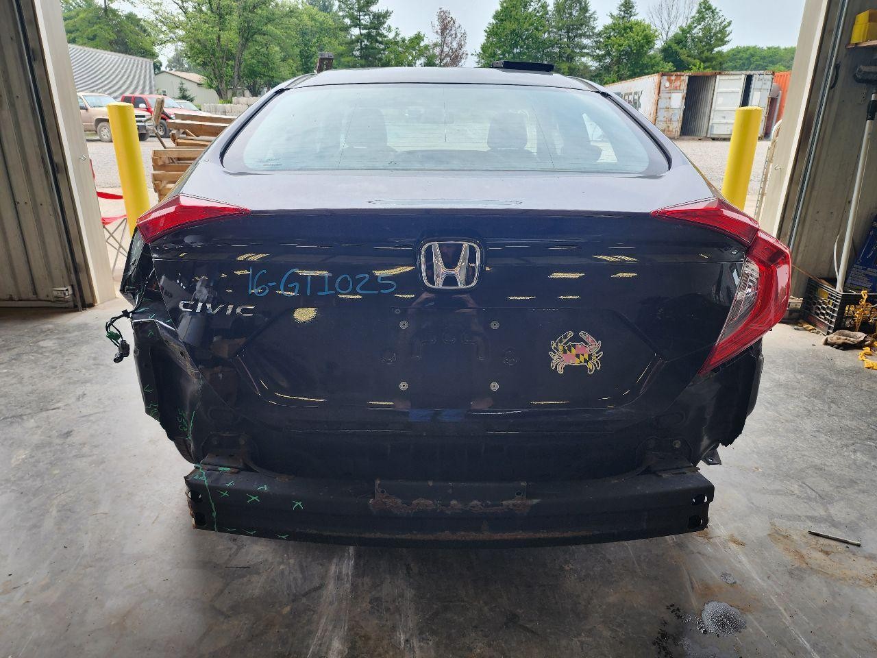 Used Speedometer Gauge fits: 2016 Honda Civic cluster US market Cpe conventional