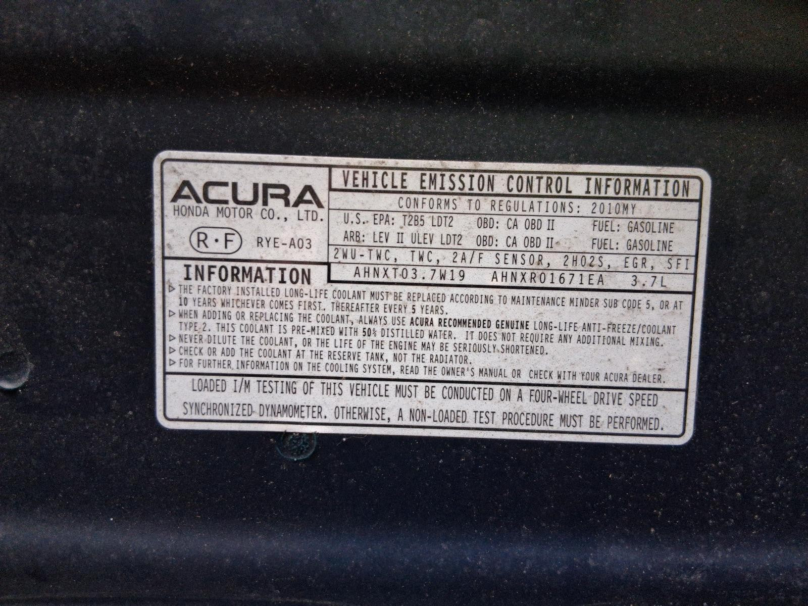 Used A/C Compressor fits: 2010 Acura Mdx 3.7L 6 cylinder Grade C