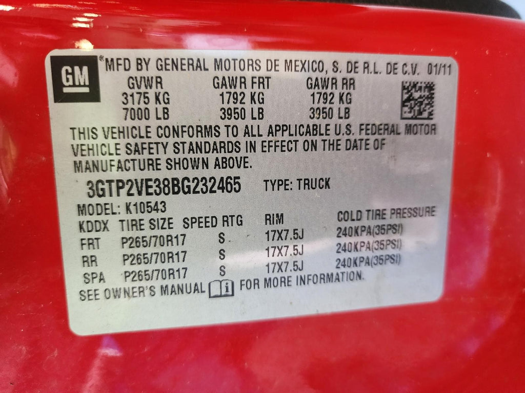 Used Engine Control Module (ECM) fits: 2011 Gmc Sierra 1500 pickup Electronic Co