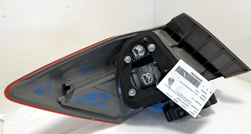 2013-2015 HONDA ACCORD TAILLIGHT RIGHT PASSENGER SIDE OEM