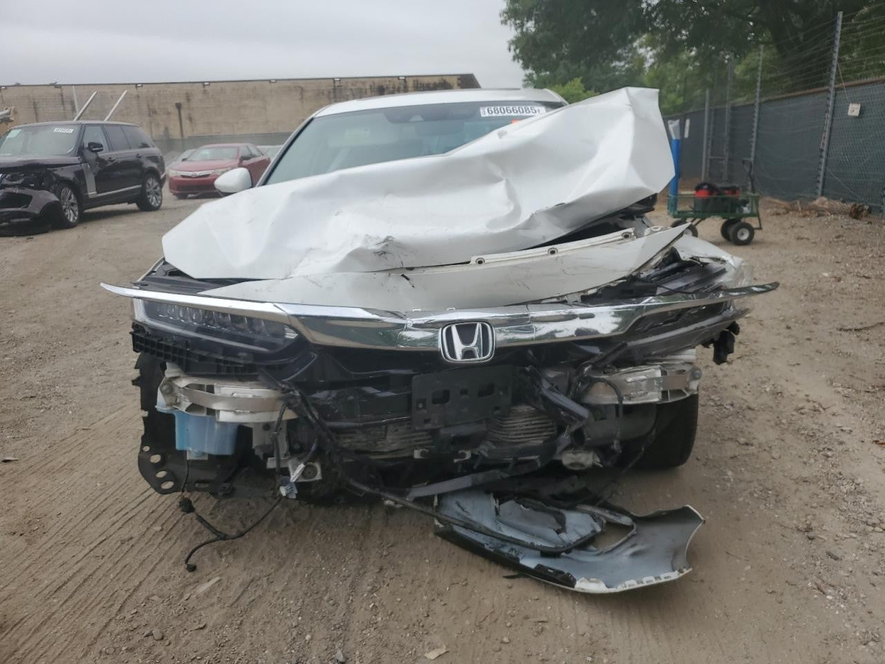 Used Right Sun Visor fits: 2018 Honda Accord illuminated mirror Right Grade A