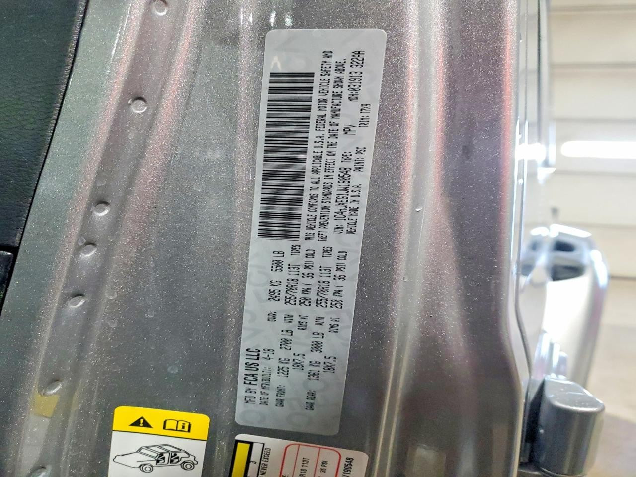 Used Engine Control Module (ECM) fits: 2018 Jeep Wrangler Electronic Control Mod