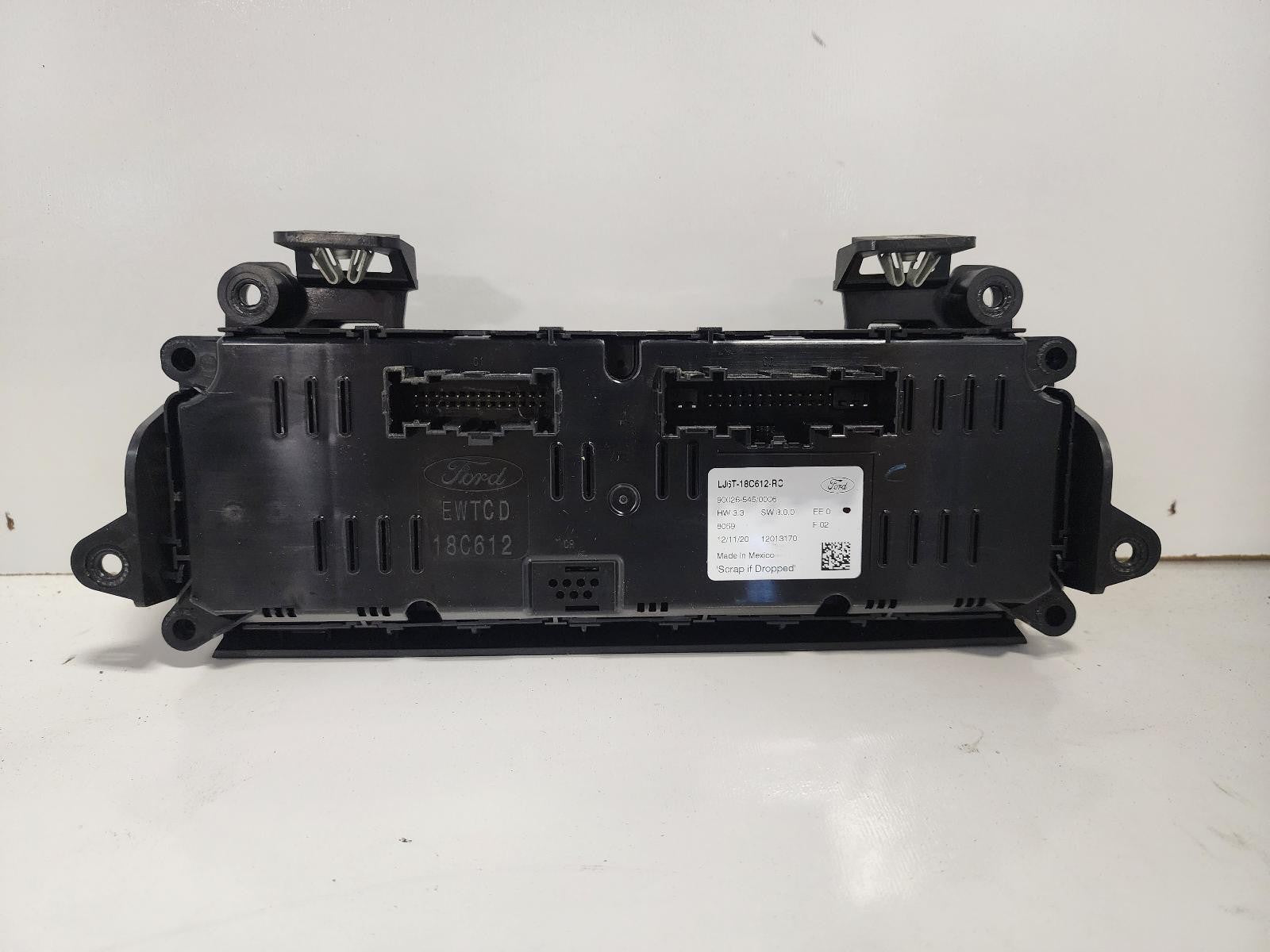 Used A/C Selector Switch fits: 2020 Ford Escape front w/o dual zone automatic te