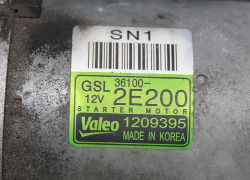 HYUNDAI KONA Starter Motor 2.0L 18 19 20 21