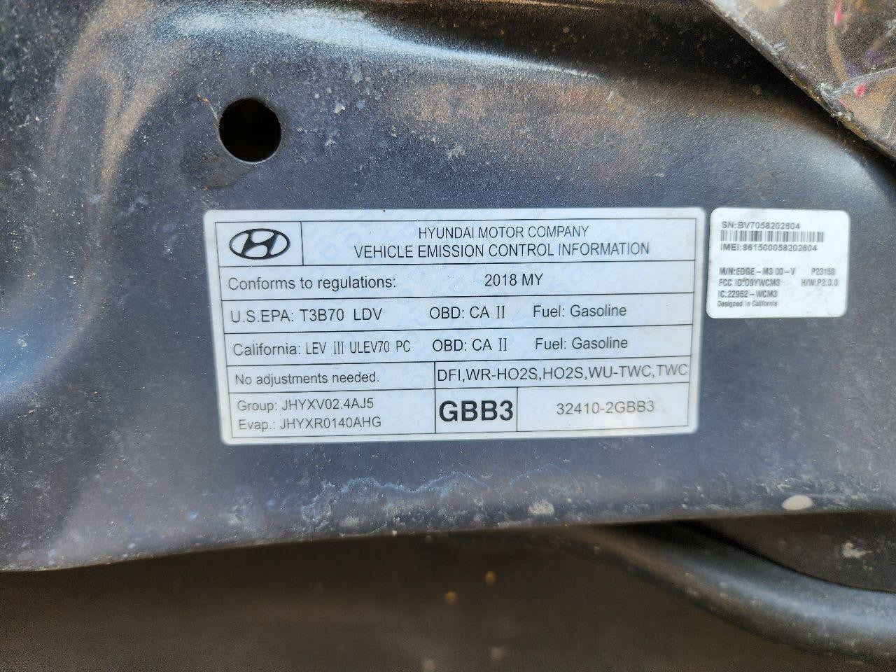 Used Speedometer Gauge fits: 2018 Hyundai Sonata cluster US market MPH 2.4L 3.5`