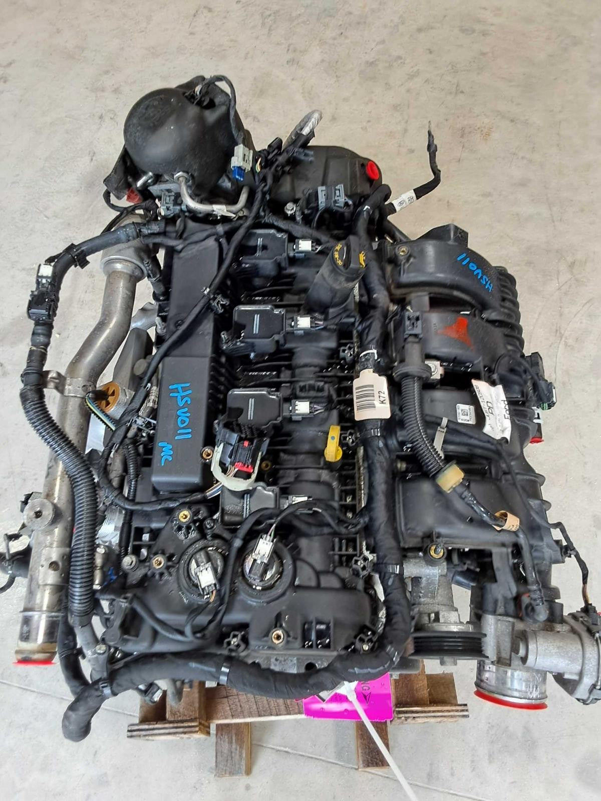 Used Engine Complete Assembly fits: 2020 Ford Mustang 2.3L VIN H 8th digit turbo