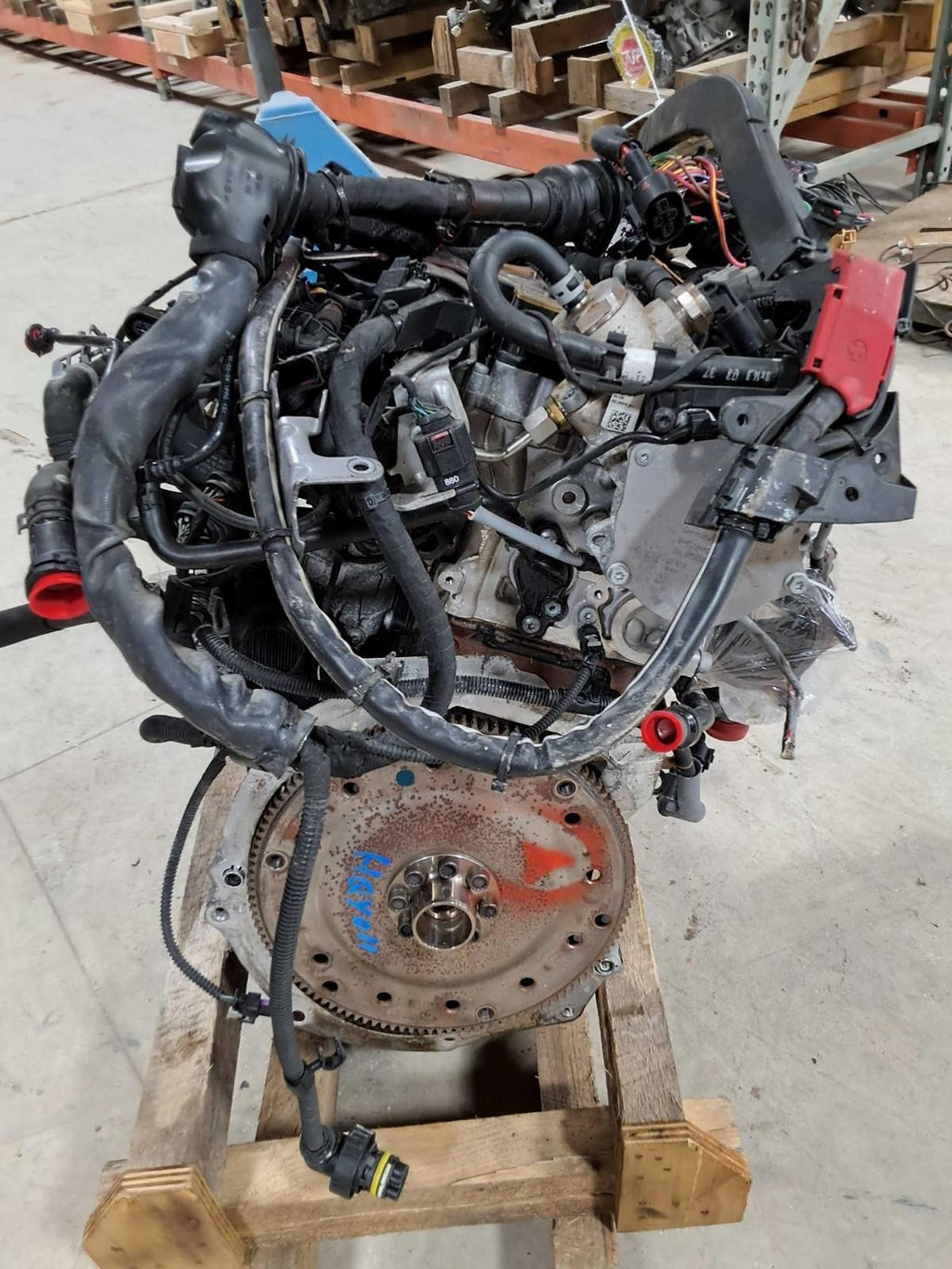 Used Engine Complete Assembly fits: 2017 Audi A6 2.0L VIN 8 5th digit turbo engi