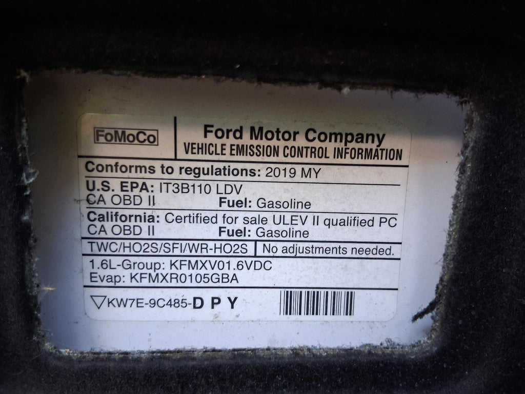 Used Windshield Wiper Motor fits: 2019 Ford Fiesta  Grade A