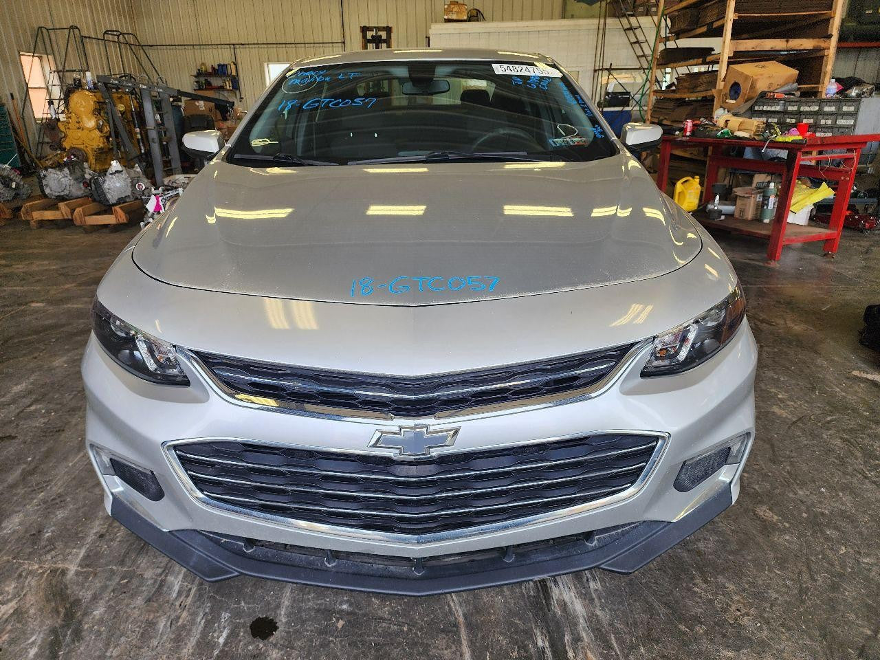 Used Wheel fits: 2018 Chevrolet Malibu aluminum 17x7-1/2 opt RSC Grade A