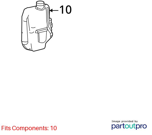 Used Engine Coolant Reservoir fits: 2025 Honda Civic  Grade A