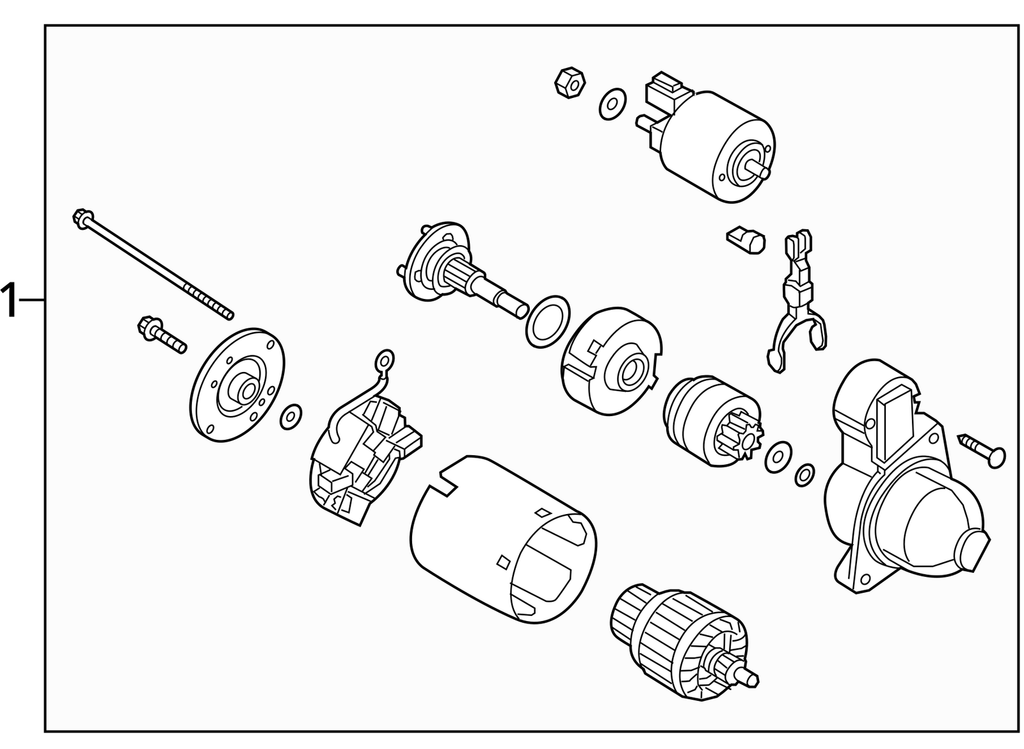 2017-2022 KIA SPORTAGE STARTER MOTOR OEM