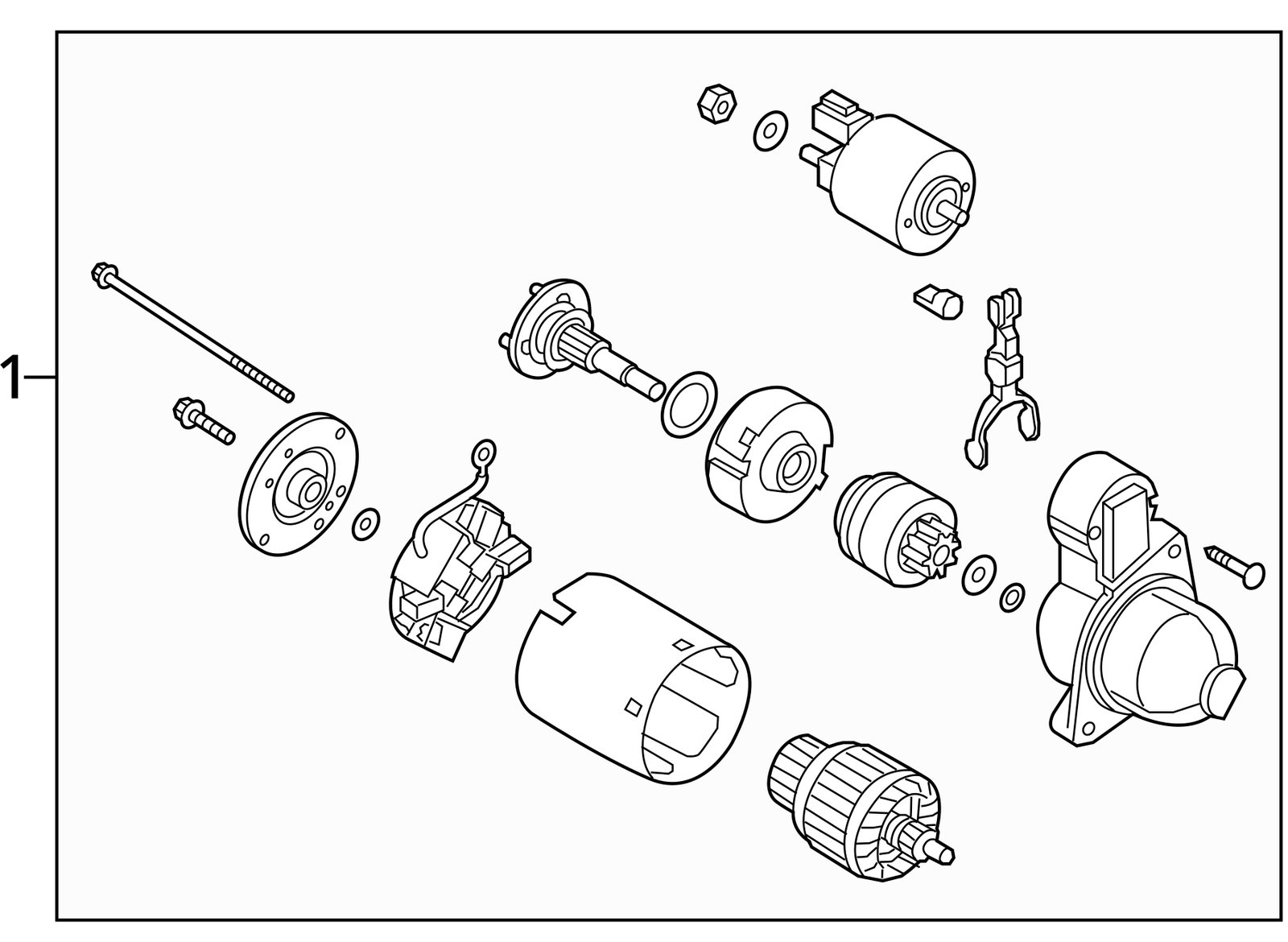 2017-2022 KIA SPORTAGE STARTER MOTOR OEM