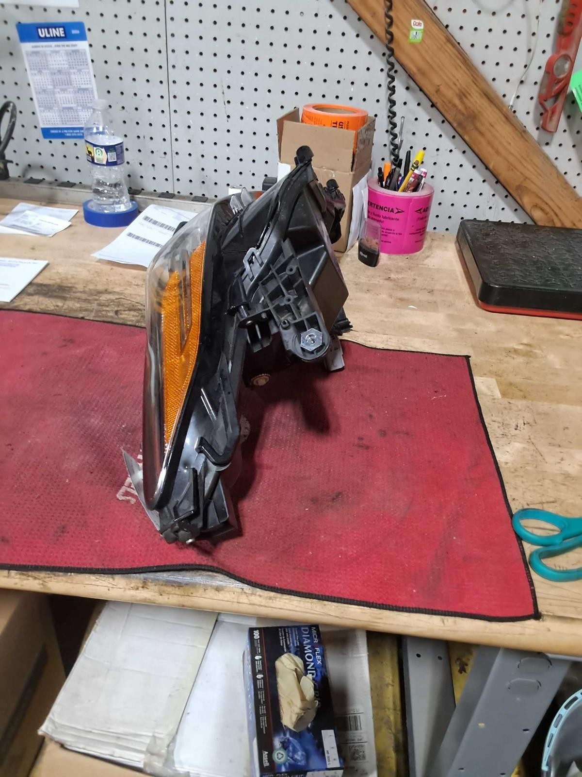 Used Right Headlight Assembly fits: 2019 Toyota Camry LED triple bar LED daytime