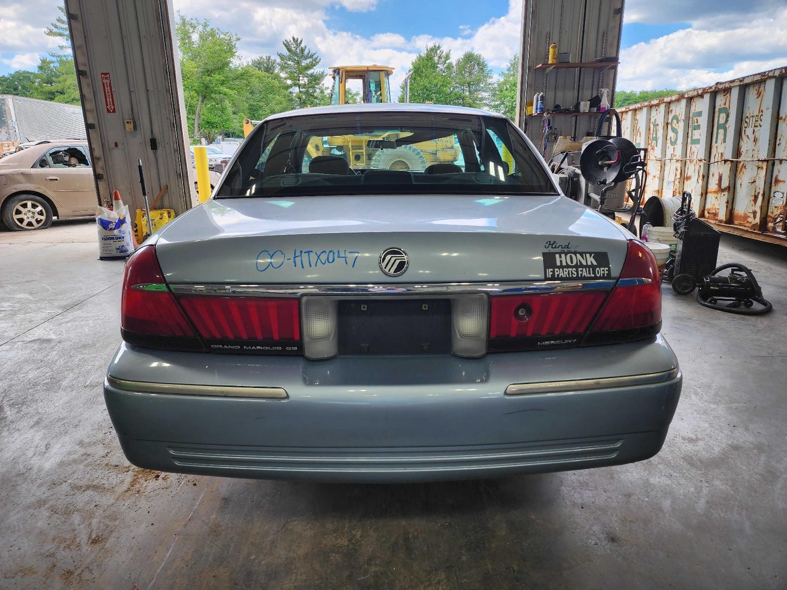 Used Front Bumper Reinforcement Front fits: 2000 Mercury Grand marquis Front Gra