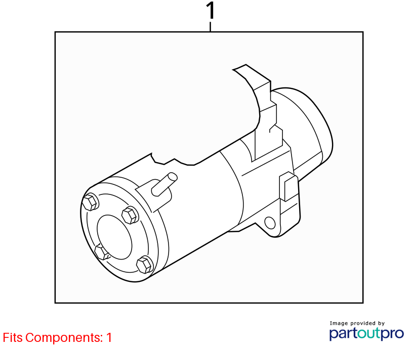 Used Starter Motor fits: 2011 Mitsubishi Lancer  Grade A