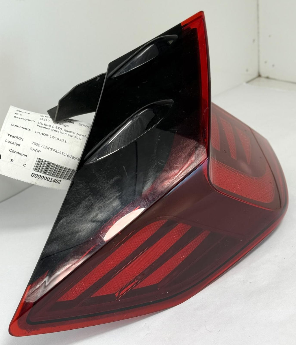 2020-2022 HYUNDAI SONATA TAIL LIGHT LEFT DRIVER SIDE OEM