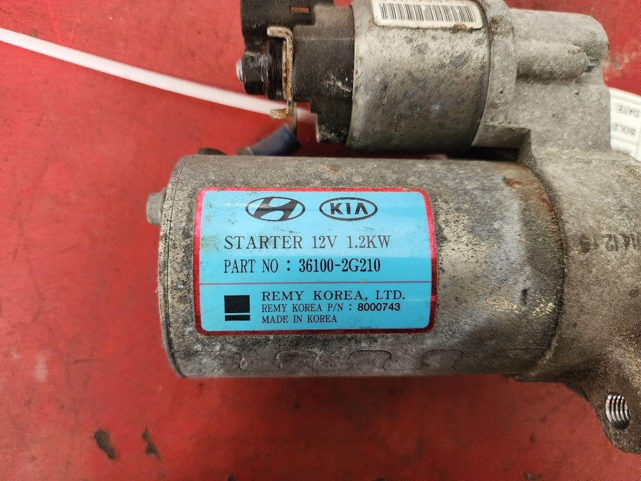 Used Starter Motor fits: 2015 Hyundai Sonata SWB Sport ID 361002G210 Grade A