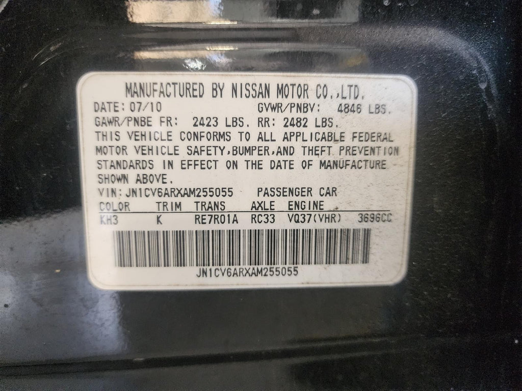Used A/C Compressor fits: 2010 Infiniti G37  Grade A