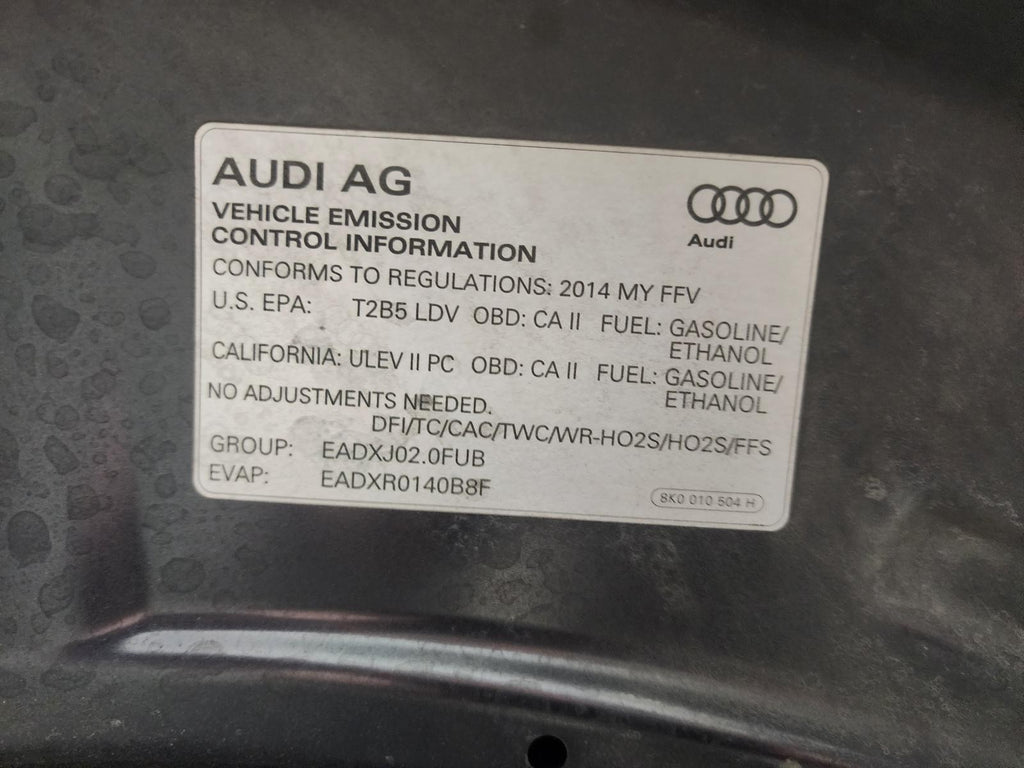 Used Engine Coolant Reservoir fits: 2014 Audi A4  Grade A