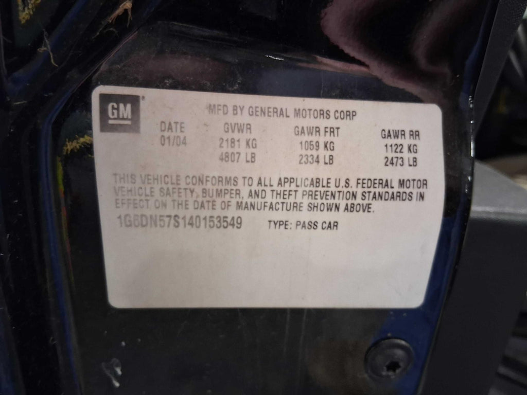 Used HVAC Blower Motor fits: 2004 Cadillac Cts  Grade A