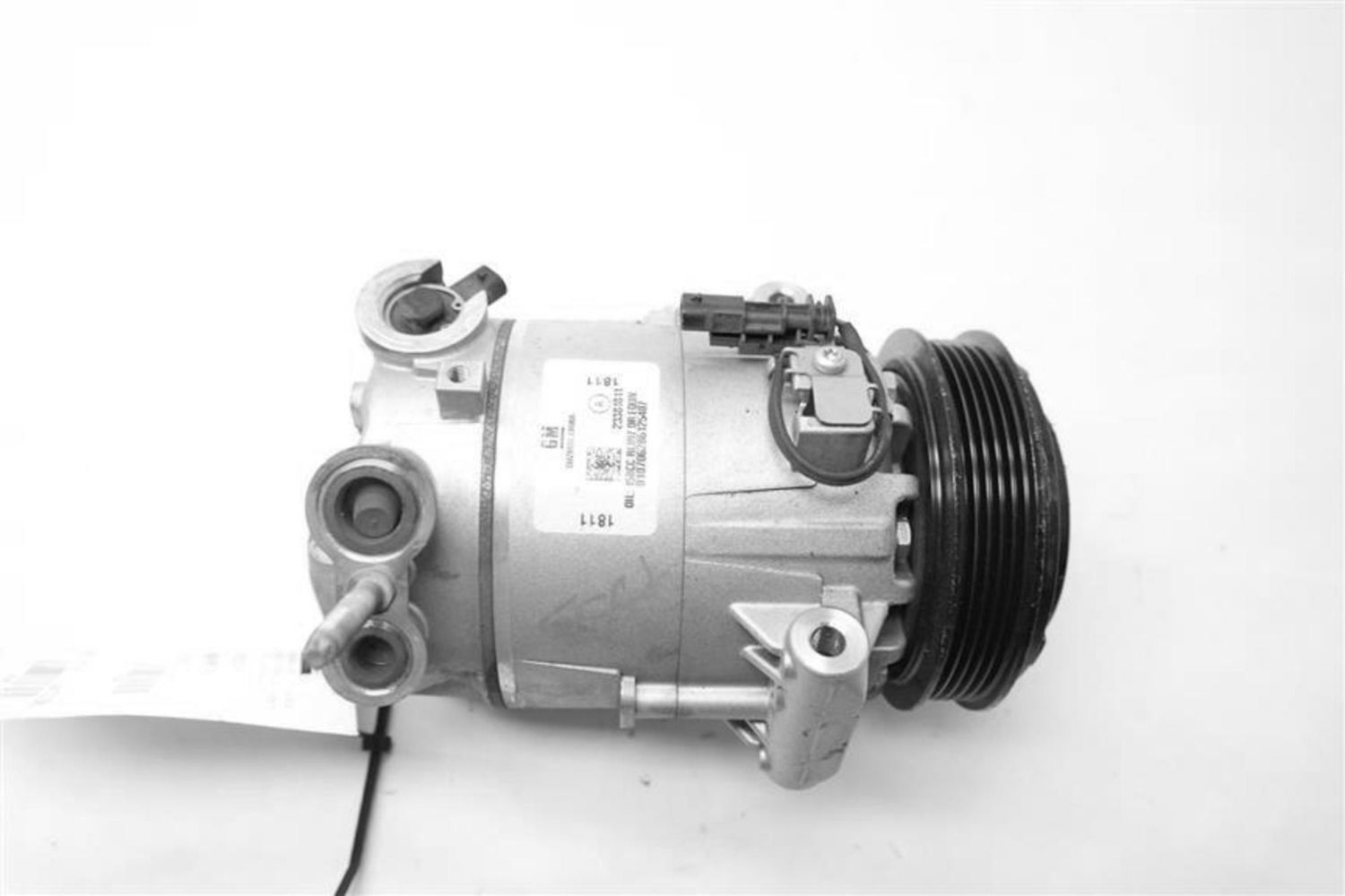 Used A/C Compressor fits: 2017 Chevrolet Equinox 2.4L connector at valve Grade A