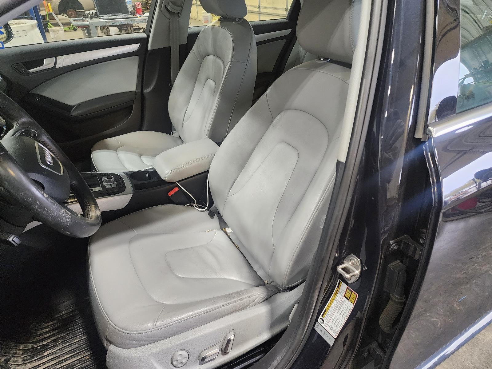 Used Front Left Seat Front fits: 2014 Audi A4 air bag leather electric standard