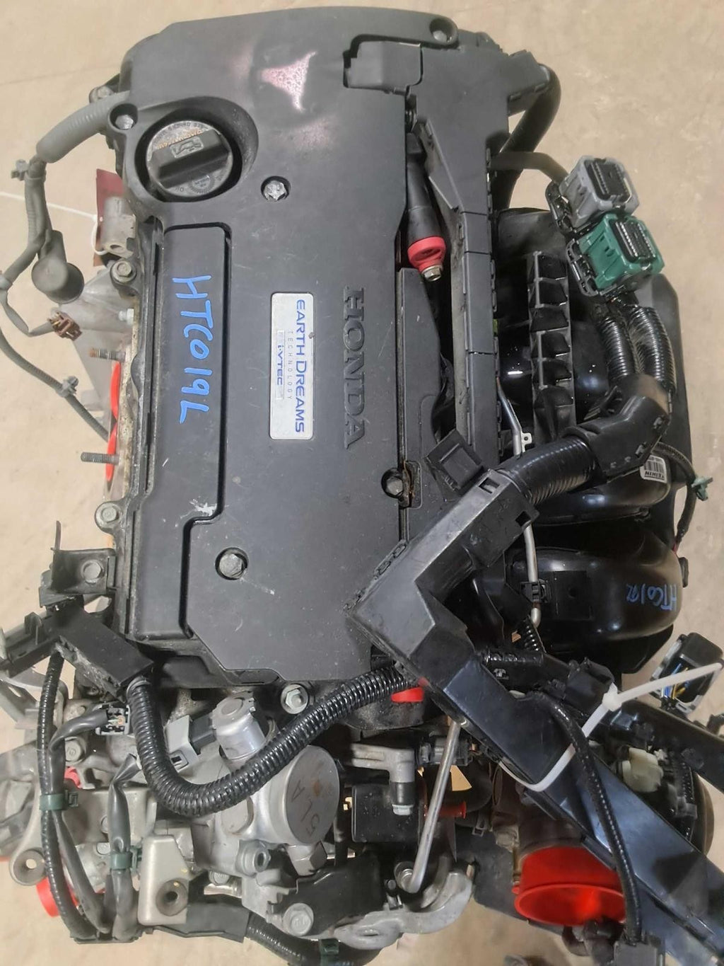 Used Engine Complete Assembly fits: 2016 Honda Cr-v 2.4L VIN M 5th digit Grade A
