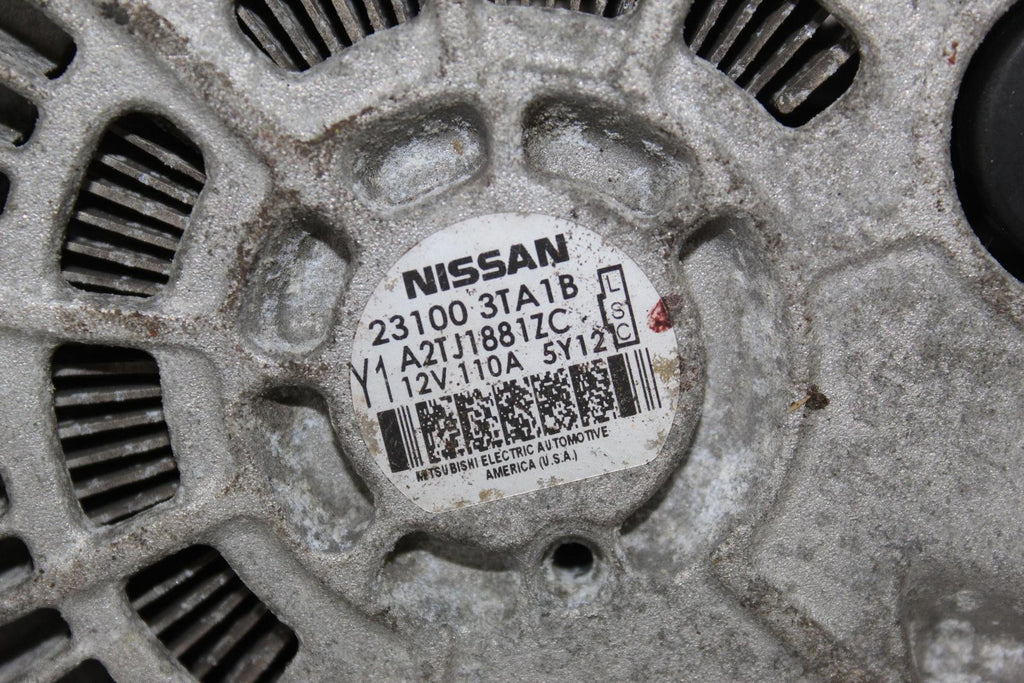 NISSAN ALTIMA Alternator 2.5L (4 cylinder) 15 16 17