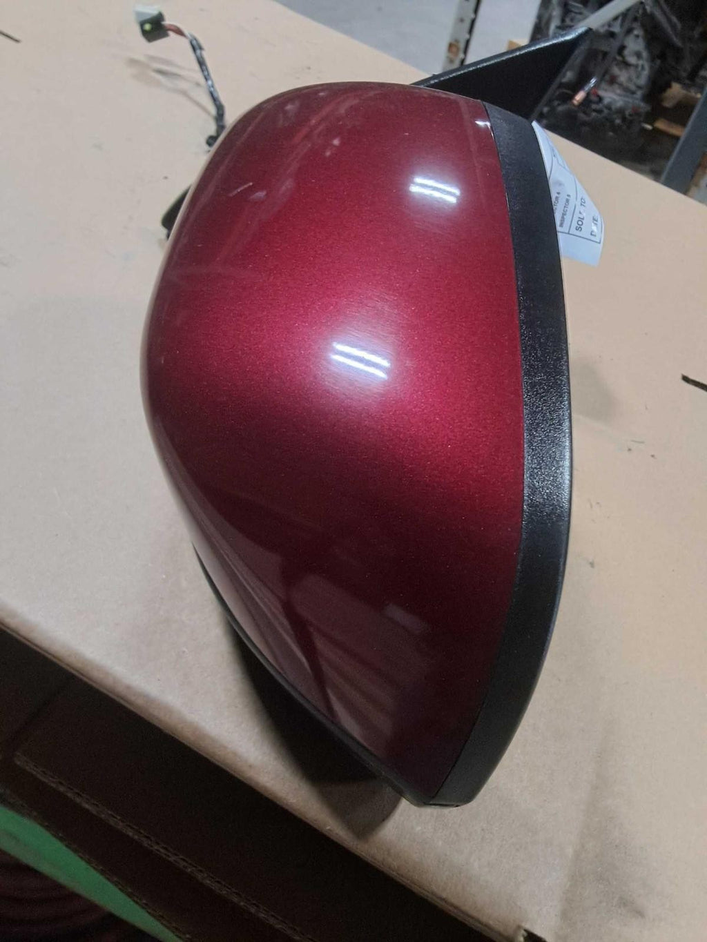 Used Left Door Mirror fits: 2016 Jeep Cherokee Power manual folding painted heat