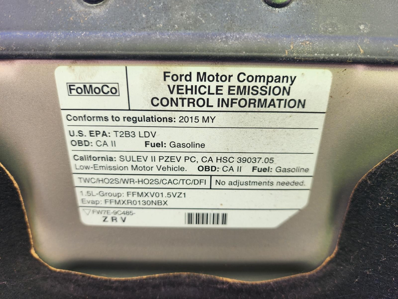 Used Engine Coolant Reservoir fits: 2015 Ford Fusion 2.5 Grade A