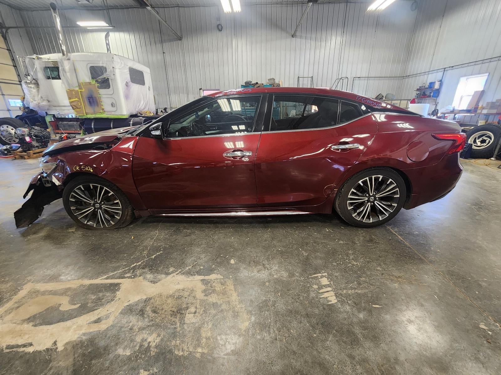Used Rear Bumper Reinforcement Rear fits: 2017 Nissan Maxima Rear Grade A