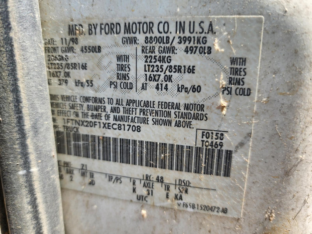 Used Windshield Wiper Motor fits: 1999 Ford F250SD PICKUP  Grade A