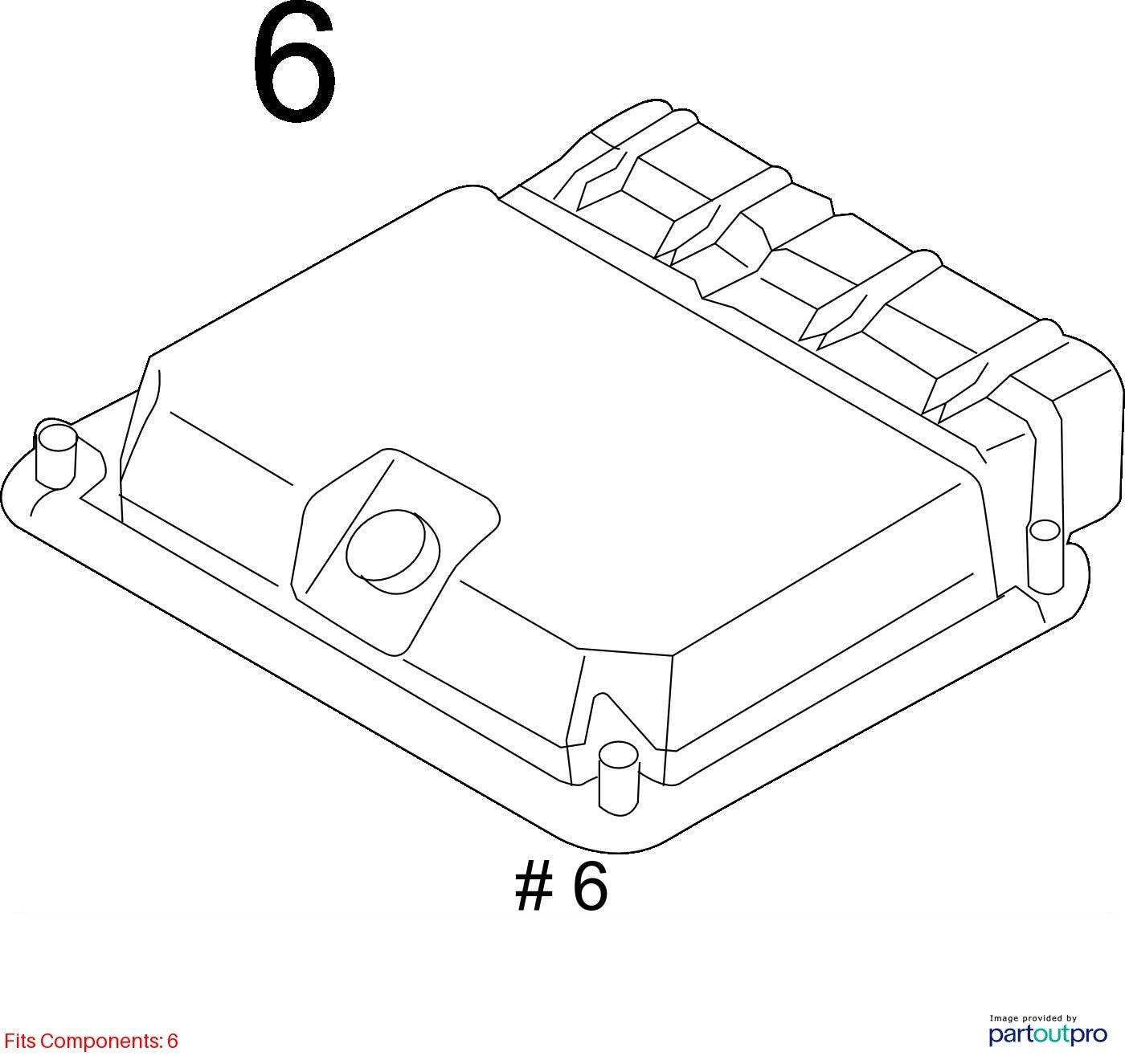 Used Engine Control Module (ECM) fits: 2017 Audi A6 Electronic Control Module 2.