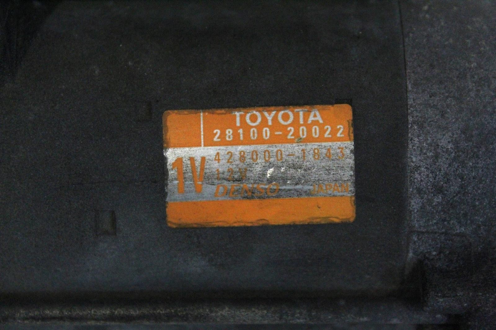 TOYOTA RAV4 Starter Motor (gasoline) 15