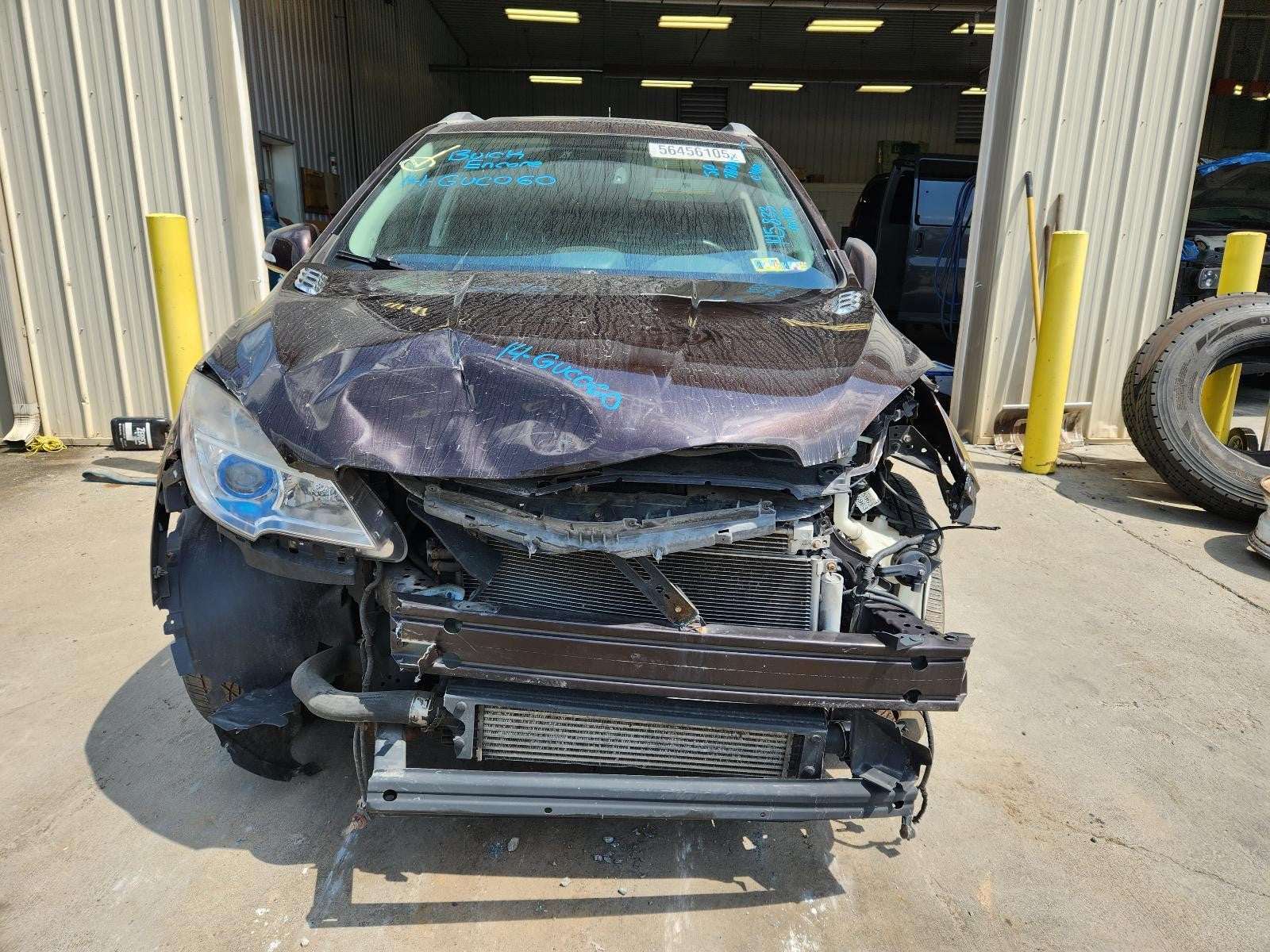 Used Left Door Mirror fits: 2014 Buick Encore Power w/blind spot alert opt UFT w