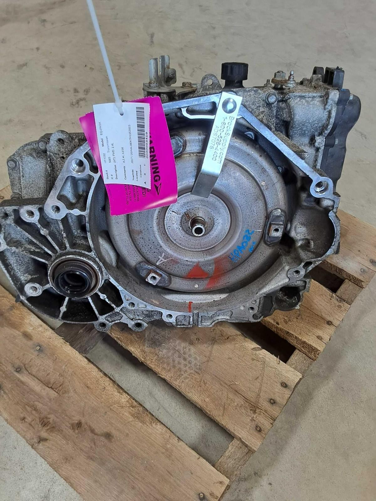 Used Automatic Transmission Assembly fits: 2012 Chevrolet Equinox AT 6 Speed FWD