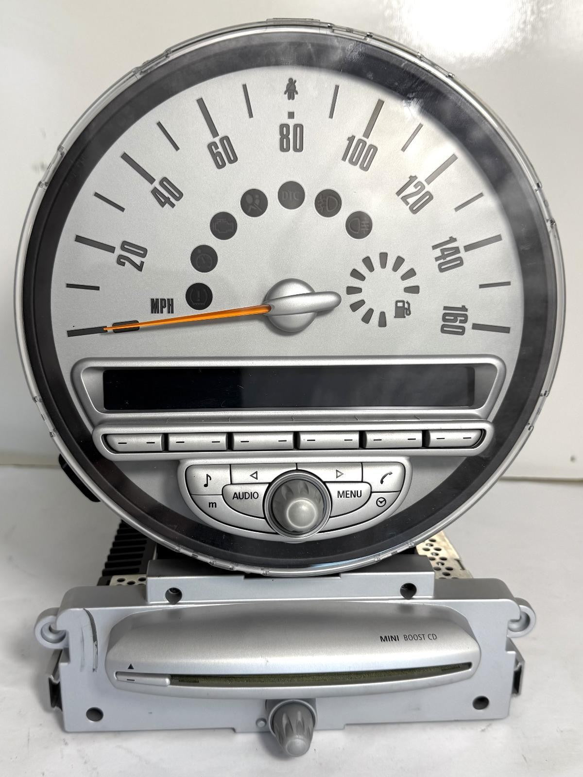2007-2010 MINI COOPER CLUBMAN SPEEDOMETER CD PLAYER OEM