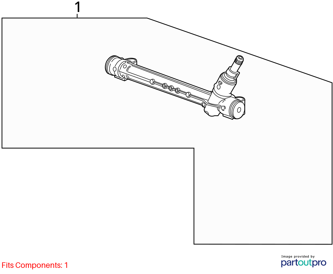 Used Rack and Pinion Assembly fits: 2020 Chevrolet Trax Power Rack and Pinion el