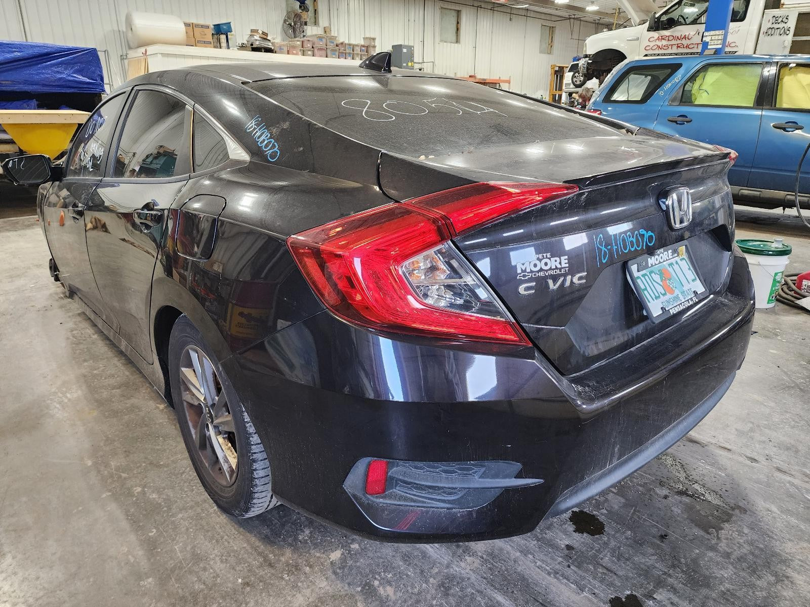 Used Right Tail Light Assembly fits: 2018 Honda Civic Sedan quarter mounted Righ